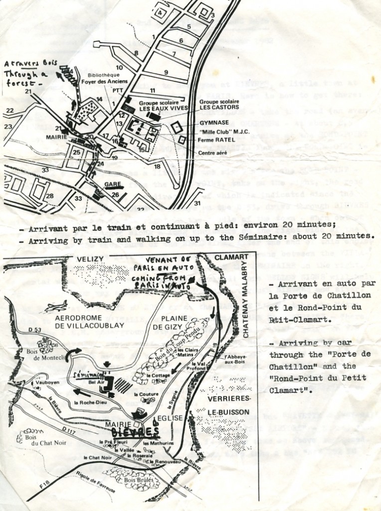 Bievres Boomerang Competition map